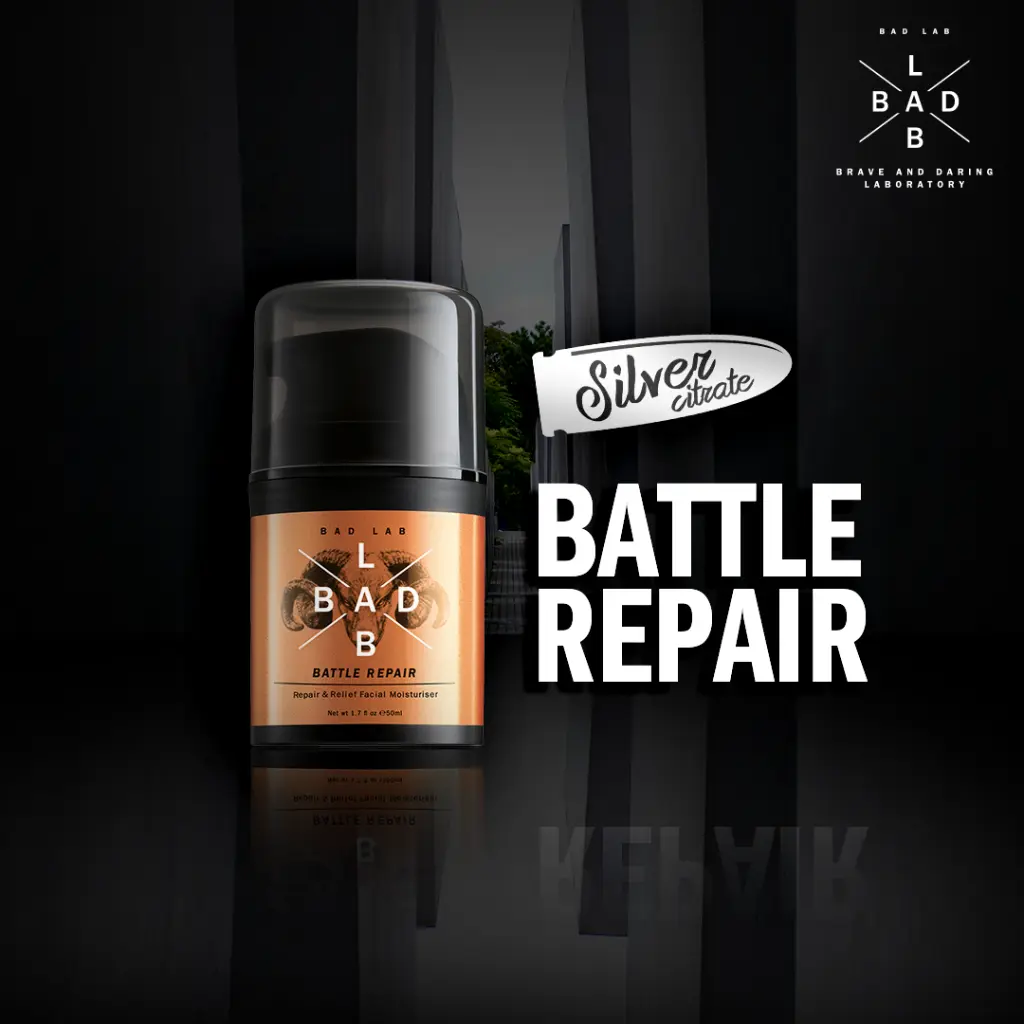 Bad Lab Battle Repair Facial Moisturiser for Men | 50 ml