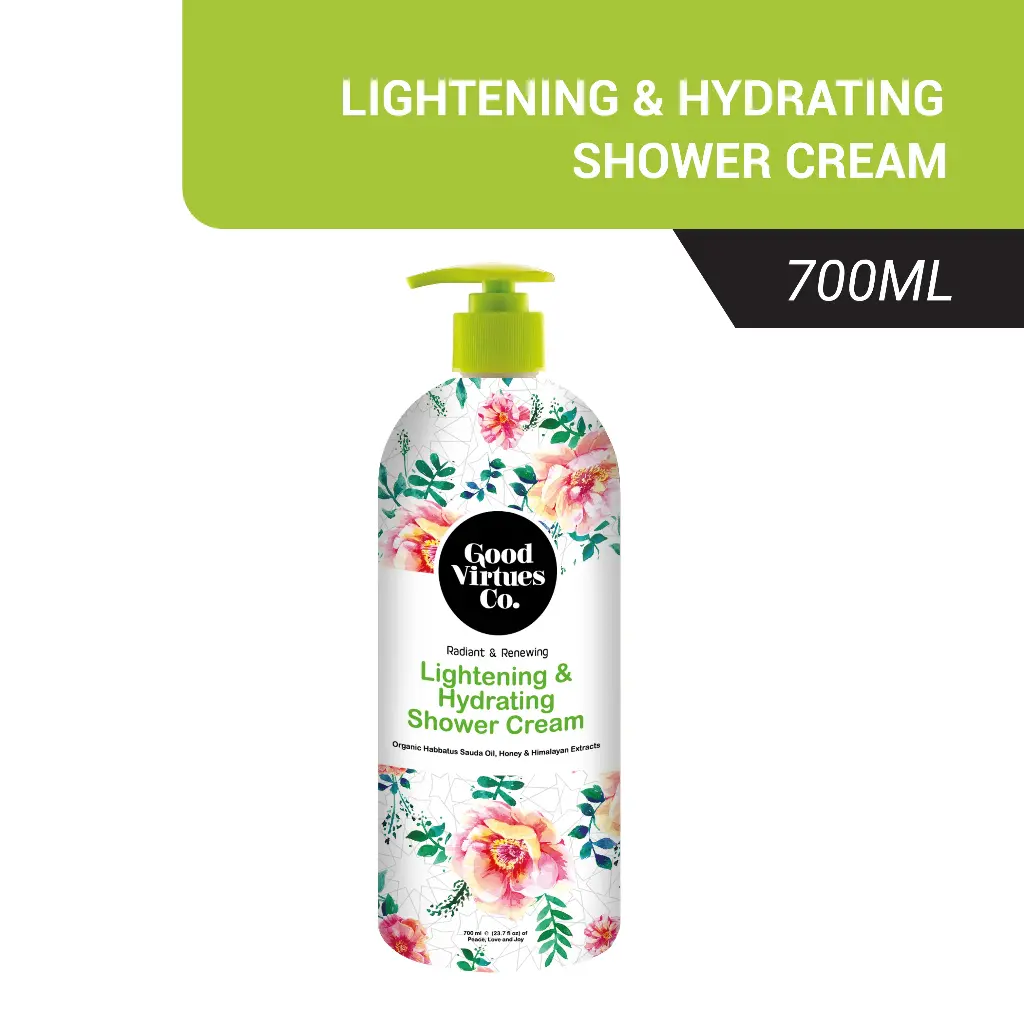 Good Virtues Co. Lightening & Hydrating Shower Cream
