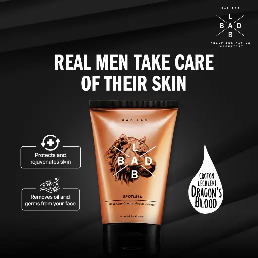 Bad Lab Spotless Oil & Acne Control Facial Cleanser for Men | 100 ml