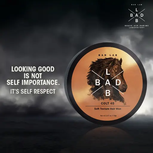 Bad Lab Colt 45 Soft Texture Hair Wax for Men | 70g
