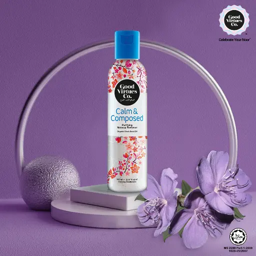 [9555723800051] Good Virtues Co. Gentle Makeup Remover | Smooth, Dewy Skin | 100ml